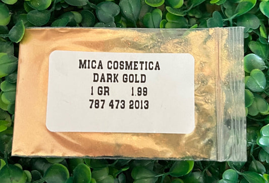 Mica cosmética Dark gold